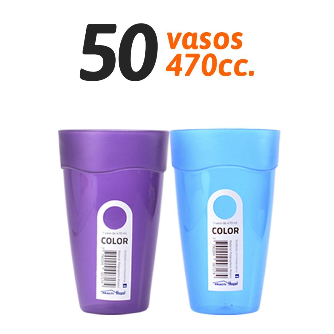 Set de 50 vasos: 470cc