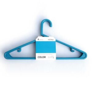 Set de 4 perchas color plásticas de alta calidad