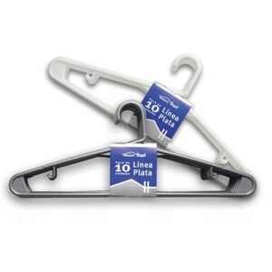 Set de 100 perchas plata